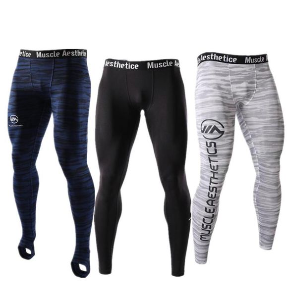 

men039s pants muscle mens compression tights autumn fashion base layer tight wear gym fitness slim legging4832156, Black