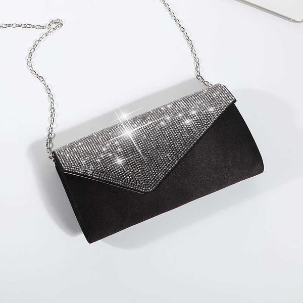 

diansheng water diamond women's dinner bag light luxury banquet women's shoulder bag change cosmetics storage evening gift bag