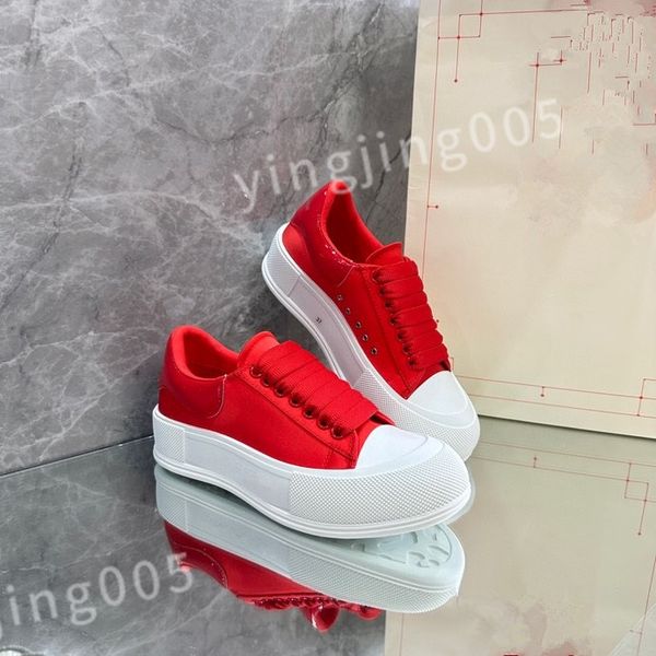 

new luxurys designer stage leather casual shoes fashionable sports platform mens womens velvet white lace up alexander sneakers xsd221106, Black