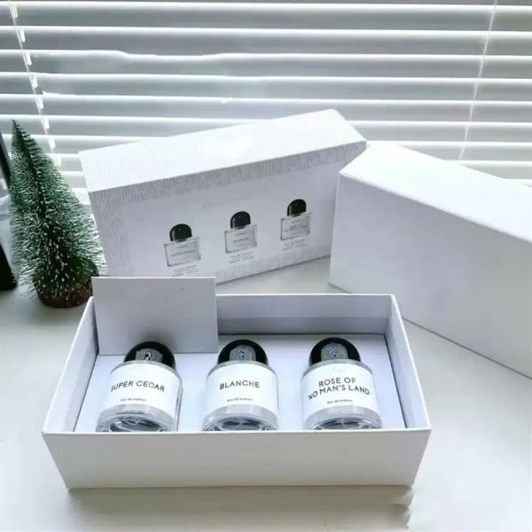 

cologne perfume set 30ml*3pcs super cedar blanche rose of no mans land edp fragrance spray parfum cologne gift box
