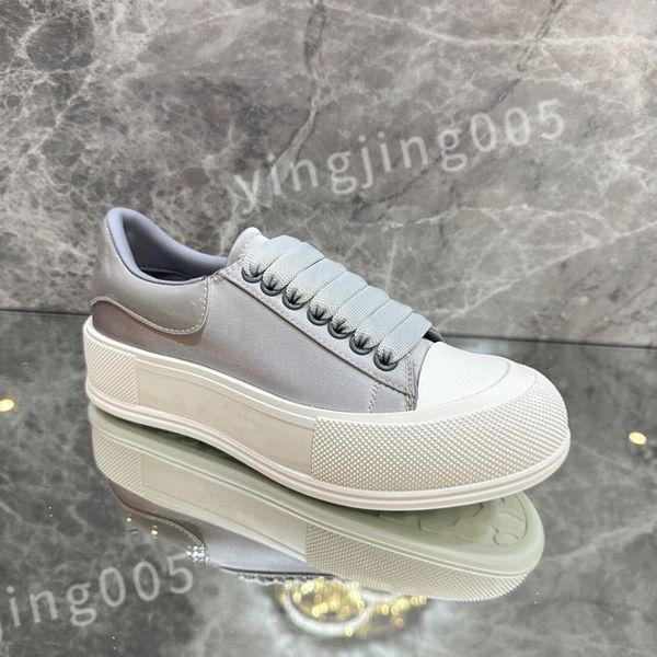 

2023 designer stage leather casual shoes fashionable sports platform mens womens velvet white lace up alexander sneakers xsd221106, Black