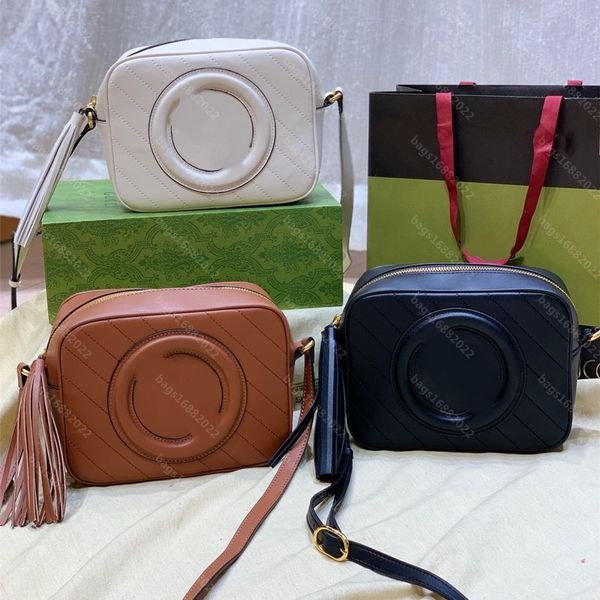 

real cowhide blondie gg bag women one shoulder crossbody bag luxury brand designer fashion leather bag camera bag circular interlocking doub