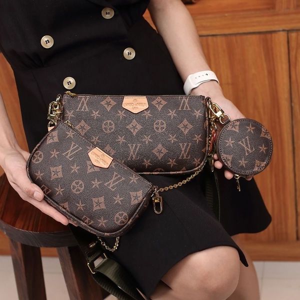 

luxurys handbags womens 10a multi pochette luxury wallets crossbody purses designer bag woman handbag bag shoulder bags 3 set bag designers