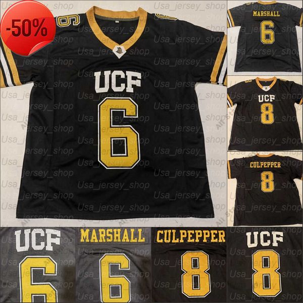 

american college football wear custom ucf knights college football 6 brandon marshall 5 blake bortles 11 dillon gabriel 30 greg mccrae jerse, Black;red