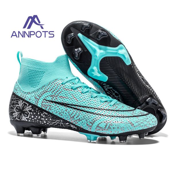 

dress shoes professional high mens soccer fgtf antiskid wearresistant training shoe childrens football boots outdoor sneakers 230713, Black