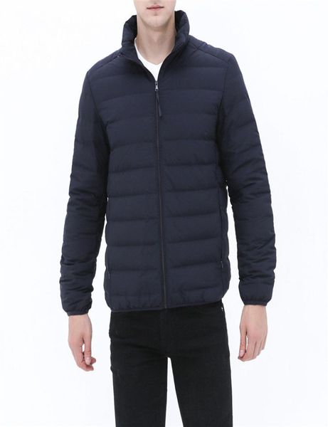 

ll men039s yoga short thin down jacket outfit solid color puffer coat sports winter outwear 4 colors s3xl4817229