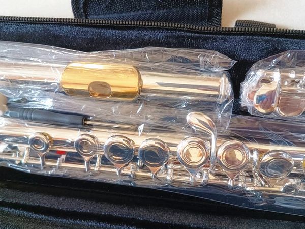 

japan flute yfl212sl 16 hole with e key silver plated flute c key white copper flauta transversal music instrumentos
