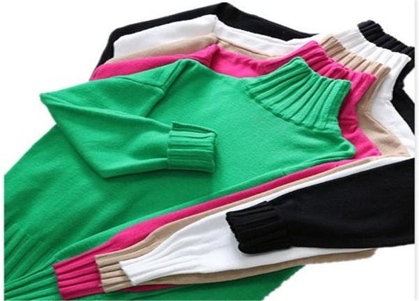 

women039s sweaters autumn winter green turtleneck pullover sweater women plus size knitted jumpers soft white5443320, White;black