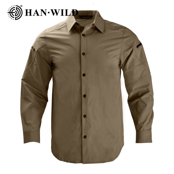 

men's casual shirts han wild outdoor tactical airsoft shirt quick drying army military clothing combat multicam hunting clothes 230714, White;black