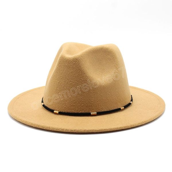 

black white fedora hats for women imitation wool fedoras panama felt hat winter men jazz hats trilby chapeau femme caps, Blue;gray