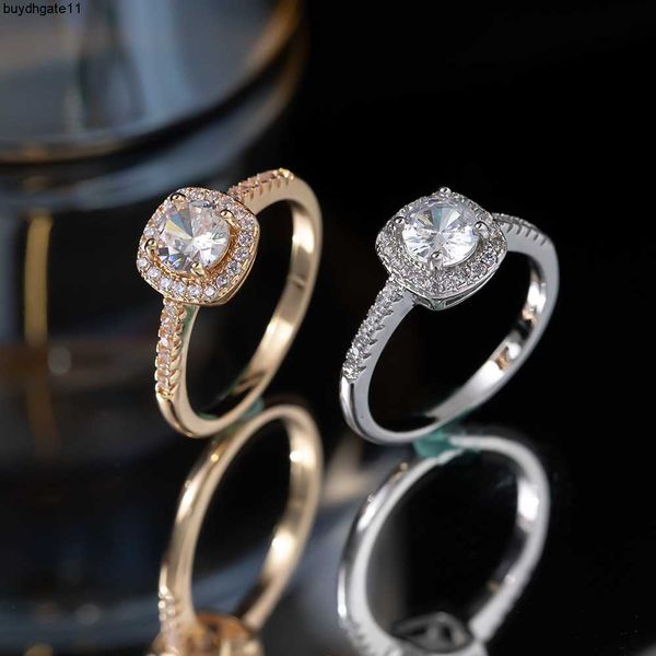 

fashion accessories inlaid large zircon versatile ring for women's ins. trendy and cool style design. small popular female ornament, Silver