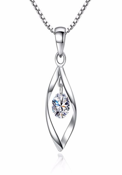 

2018 woman pendant necklace with corrugated chain vintage simple diamond design necklaces new arrival fashion jewelry9336257, Silver