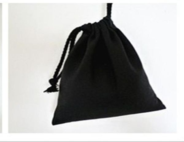 

black canvas cotton gift pouch sack 8x10cm 9x12cm 10x15cm 13x17cm wedding favor holder jewelry bag9575927, Pink;blue