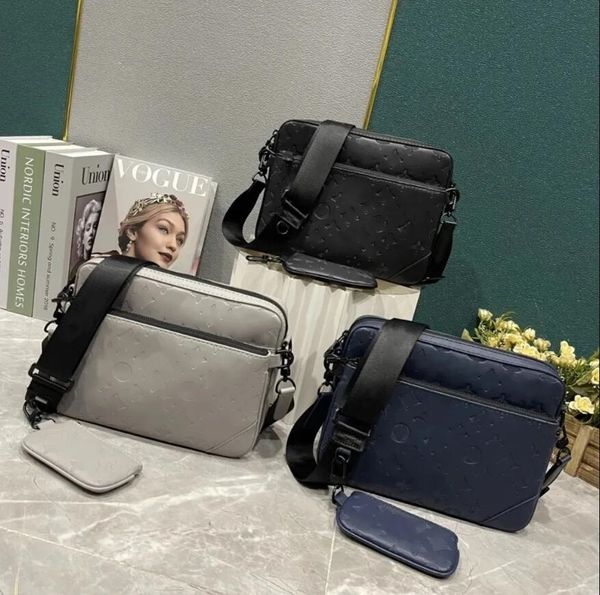 

10a mens trio messenger districts 3 in 1 cross body bags damier spray luxury's designers crossbody shoulder bag handle purse wallets to