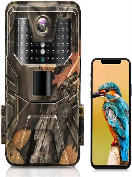 

hunting cameras trail camera 36mp 1080p game 120 detection range ip66 waterproof no glow night 75ft trigger distance wildlife moni5727460