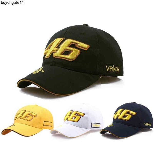 

2023 fashion ball cap for the doctor number 46 letter street hip hop cap casual hat hight quality man f1 racing motorcycle sport baseball l5, Blue;gray
