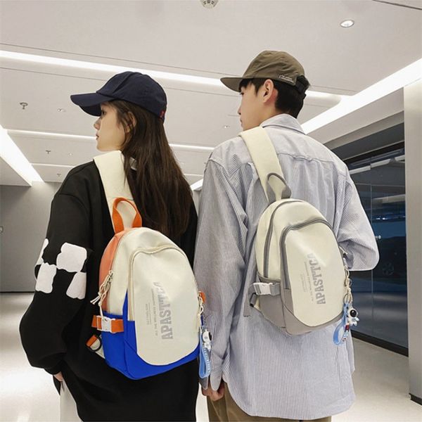 

evening bags womens waterproof large capacity chest packs mens fashion brand college students casual one shoulder bag sports crossbody 23071