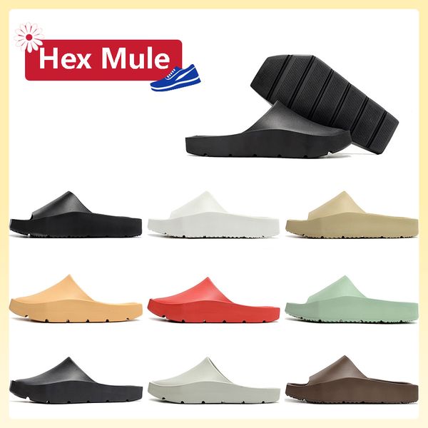 

hex mule slippers men womens sandals designer slides flip flops university red light silver celestial gold black mens summer slipper sandal