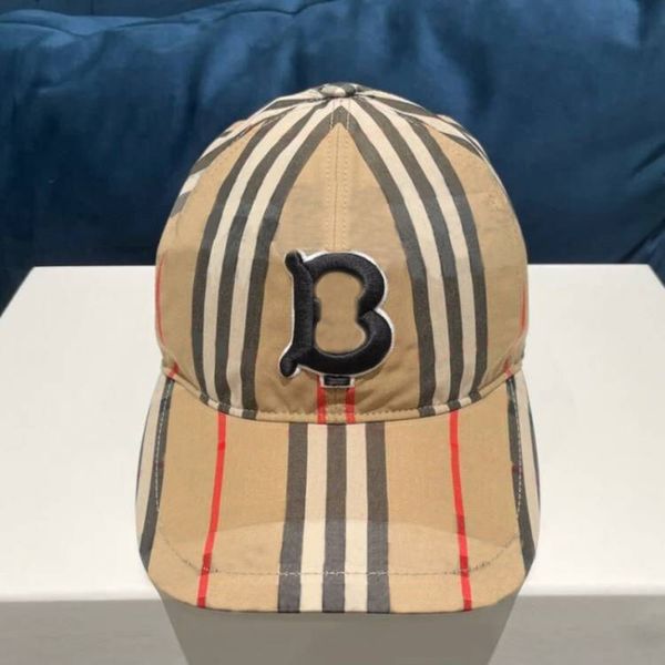 

luxury designer hats for men fashion womens baseball cap stripe pattern sun prevent casquette embroidery hip hop snapback comfortable, Blue;gray