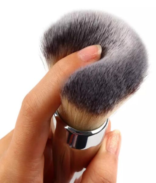 

new arrival fashion kabuki kit professional makeup brushes ulta it all over 211 blush brush silver color drop shipping2409214