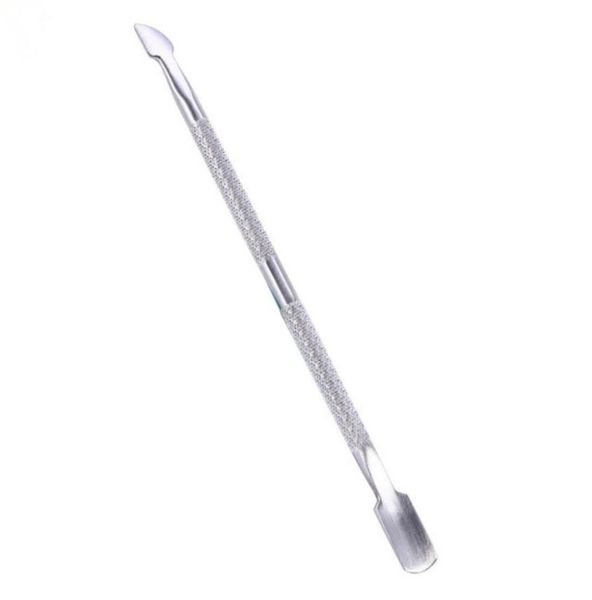 

1pcs nail art tools stainless steel essential cuticle 2 way spoon pusher pedicure manicure gift present beauty cuticle remover6638801