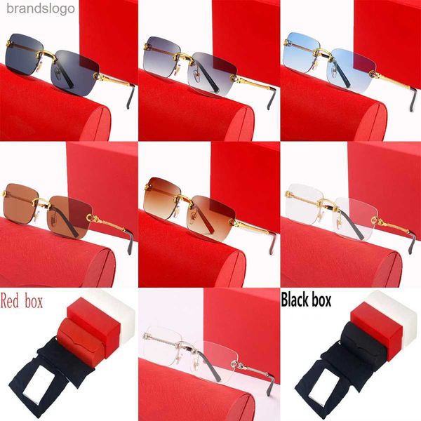 

style mens sunglasses women designer sunglasses men carti glasses man fashion luxury brand eyeglasses outdoor adumbral eyewear with box riml, White;black
