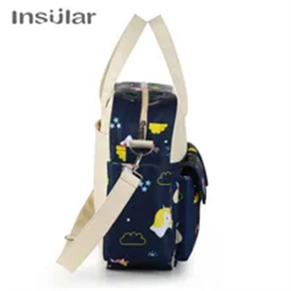 

new style waterproof diaper bag large capacity messenger travel bag multifunctional maternity mother baby stroller bags a3, Black