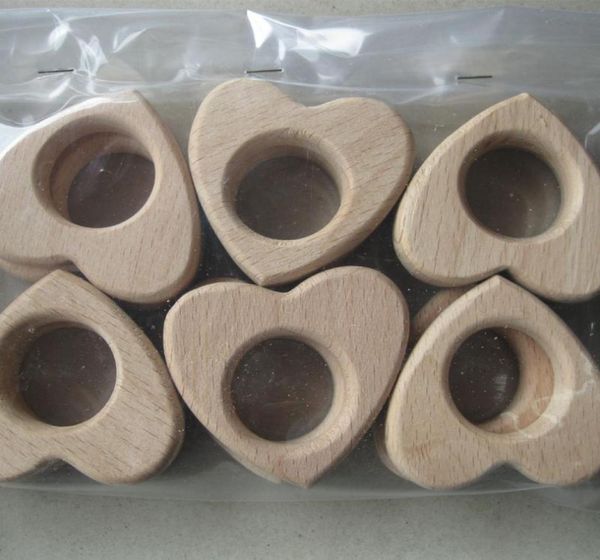 

12pcslot beech wooden teether unfinished hand crafted heart rings wood beads engraved heart diy accessories1873359, Black