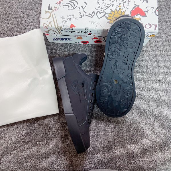 

designer sneakers calfskin casual shoes reflective shoes vintage suede leather trainers all-match 0713, Black