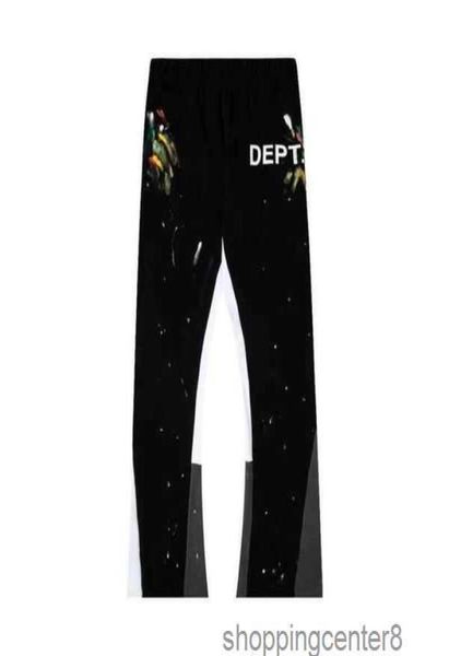 

men039s jeans hoodies galleryes for street speckled dept patchwork drawstring pants pant men women high streetwear guards desig8118776, Blue