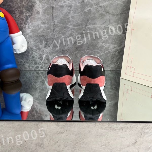 

new designer sneakers calfskin casual shoes reflective shoes vintage trainers sneaker leisure shoe platform lace-up xsd221109, Black