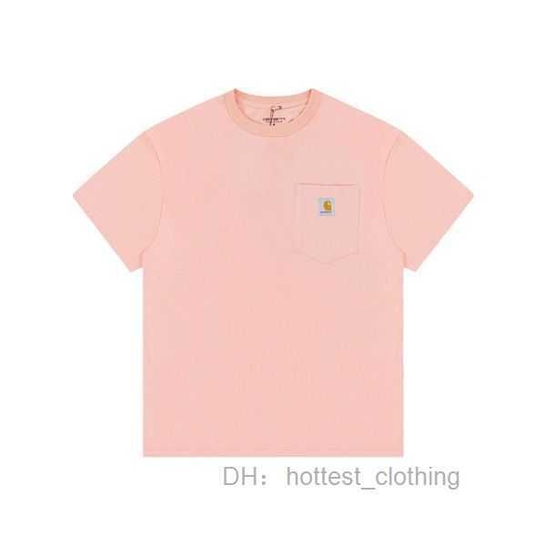 

summer mens t shirts women designers carhart loose tees fashion brands mans polos casual shirt luxurys clothing street carharts print short, White;black