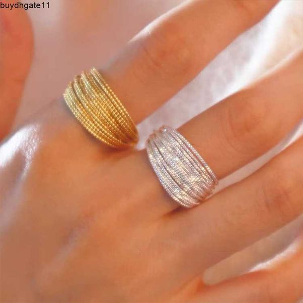 

fashion accessories small design sense multi ring metal female korean personality simple and versatile style, Silver