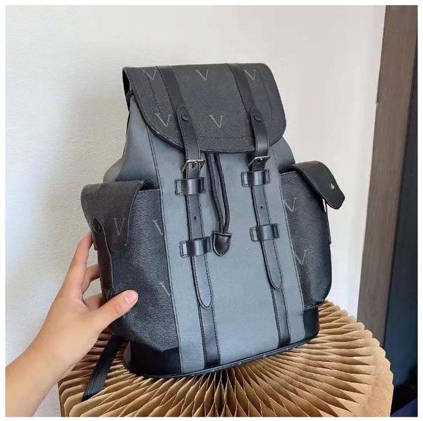 

designer bag chriser backpack fashion designer backpack men's travel bag retro design large capacity backpack double shoulder backpack