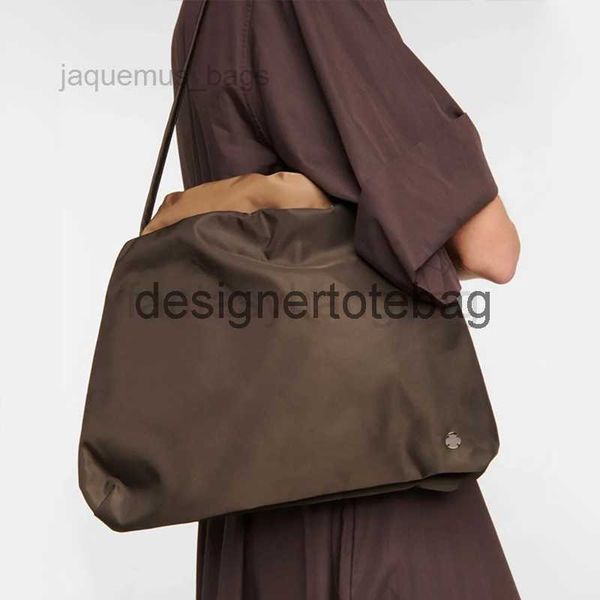 

the row designer bags bourse nylon pleated shoulder large capacity bucket handwomen's original sheet new xl handbags