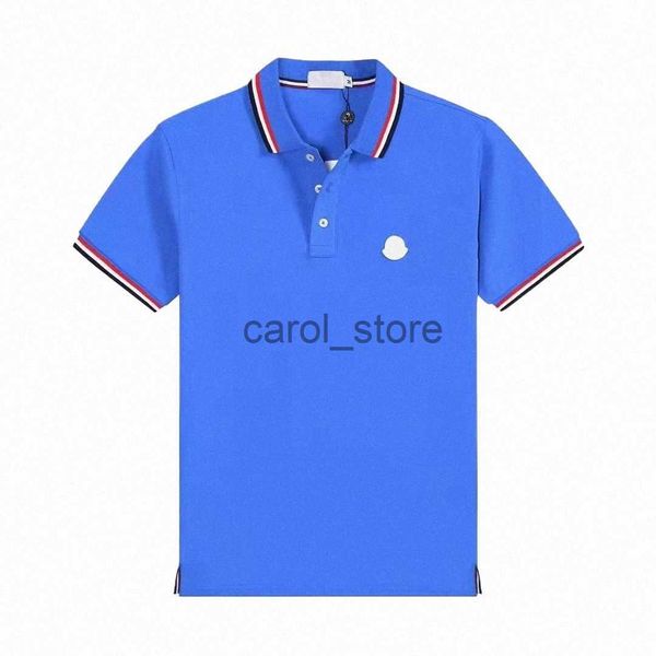 

mens tshirts 2023 designer mens polos monclair classical shirts men luxury polos casual mens t shirt snake bee letter print embroidery fashi, White;black