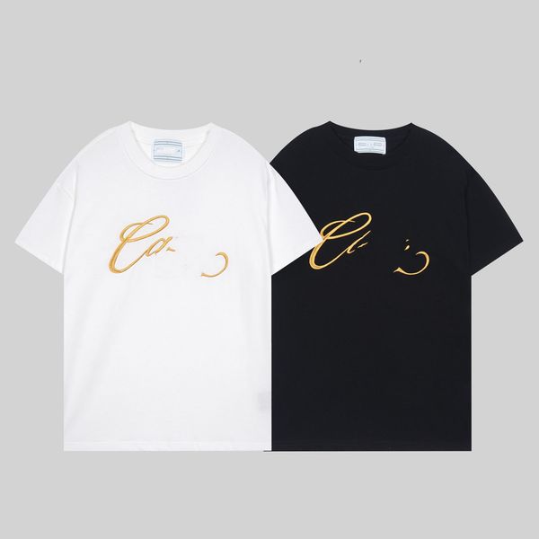 

23 ss fashion t shirt men women designers t-shirts tees apparel man s chest letter shirt luxury clothing street shorts sleeve clothes tshir, White;black