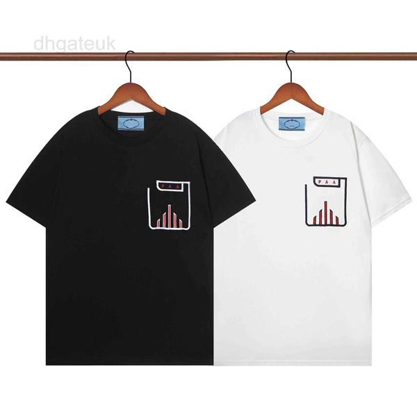 

men's t-shirts designer 2023 mens t shirt quality short-sleeved fashion men women short t-shirt couple models cotton luxury men hip hop, White;black
