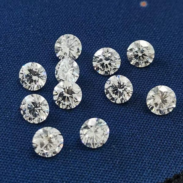 

melee lab grown diamond 0.8mm-3.0mm cvd/hpht white round vs excellent polished lab created diamond per, Silver