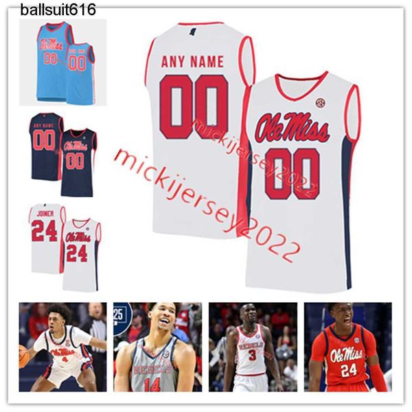 

daeshun ruffin jaemyn brakefield ole miss basketball jersey josh mballa jayveous mckinnis amaree abram tj caldwell myles burns stitched ole, Black;red