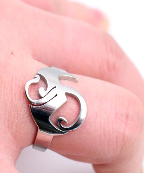 

tech n9ne strange music ring stainless setll silver charm twiztid highly polished3308060