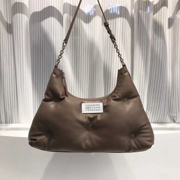 

margiela bag women's bag magilla hobo chain bag fashion underarm bag soft cowhide large shoulder bag