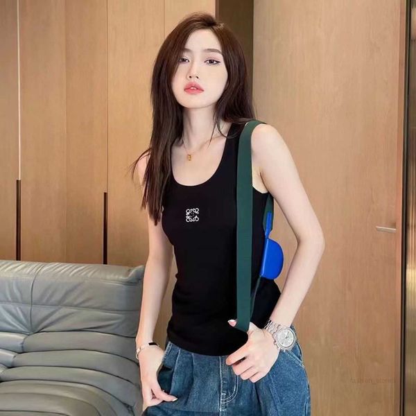 

womens tank designer shirts sleeveless yoga woman camisoles summer tees vest short shirt slim vests asian size s-xl, White