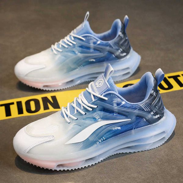 

new arrival mens running shoes breathable mesh casual sports trainers comfortable sneakers sky blue grey orange size 36-44 for youth