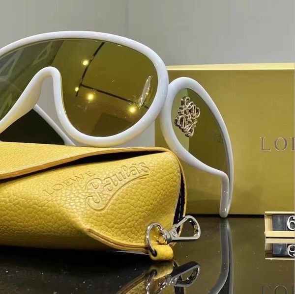 

sunglasses fashion sunglasses toswrdpar glasses loewe sunglasses designer men's ladies brown case black metal frame dark, White;black