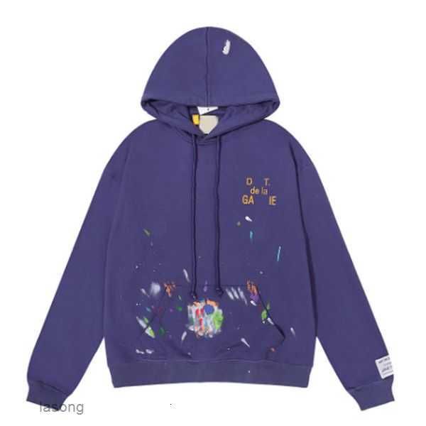 

mens hooded galleryes dept men hoodie woman hoodies loose plus size pullover outerwear tracksuits designer sweatshirts american fashion bran, Black