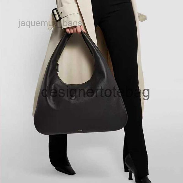 

the row designer bags high end new high capacity tote fashion casual underarm half moon one shoulder handfor women handbags