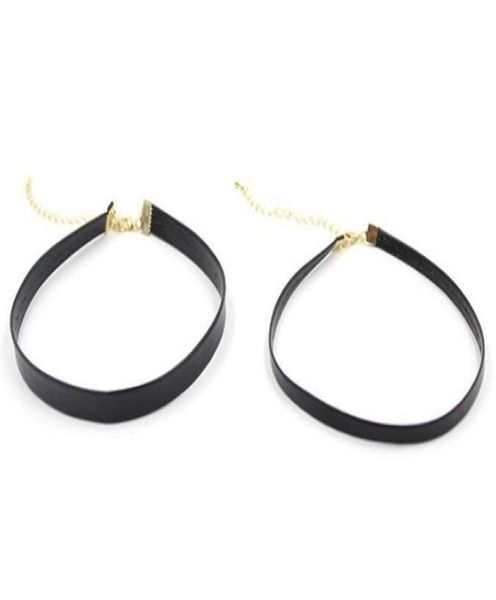 

10pcslot black leather chokers necklace cord wire for diy craft fashion jewelry gift w231261953, White;red