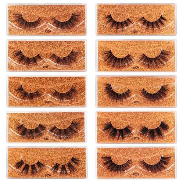 

whole 3d faux mink eyelashes wispy eyelash extension make up tools natural long lashes soft lash for beauty5215167