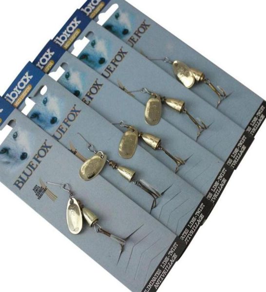 

blue foxsppinner metal jigs spinnerbaits fishing lure 6 size 3 colors freshwater spinner bionic bait fishing hook257g76795263681200